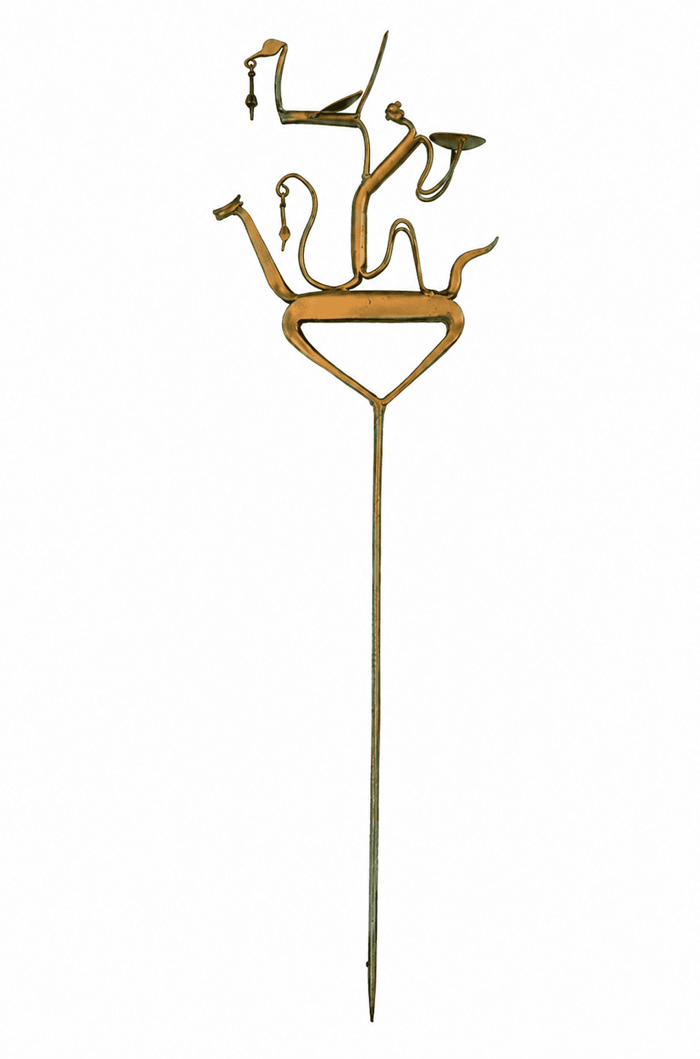 Bastar Iron Craft Bird Garden Stake